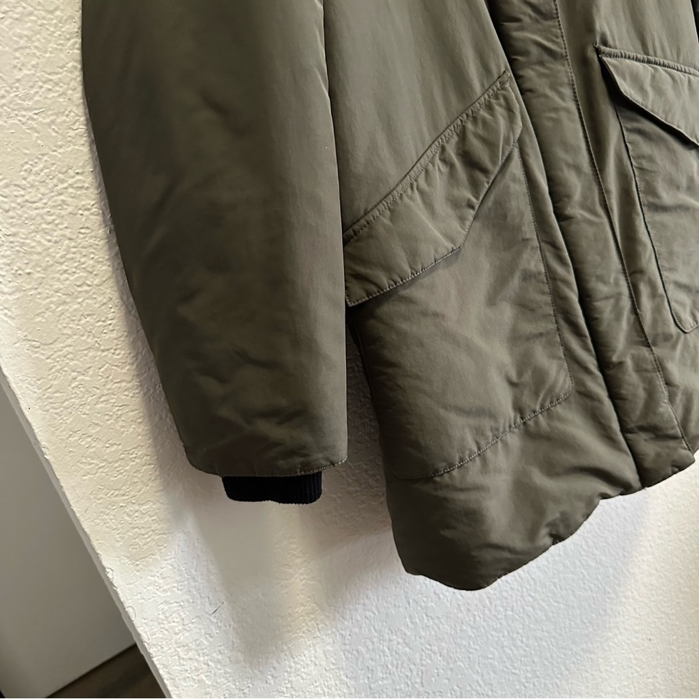 Zara Winter Coat Olive - Small - Picture 8 of 8